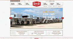 Desktop Screenshot of ddfarmranchtrailers.com