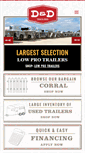 Mobile Screenshot of ddfarmranchtrailers.com