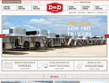 Tablet Screenshot of ddfarmranchtrailers.com